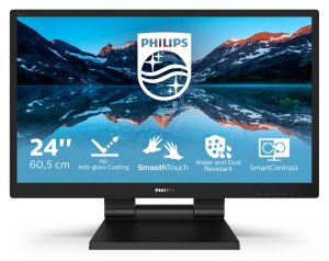Philips 242B9TL/00 monitor pantalla táctil 60,5 cm (23.8") 1920 x 1080 Pixeles Multi-touch Negro