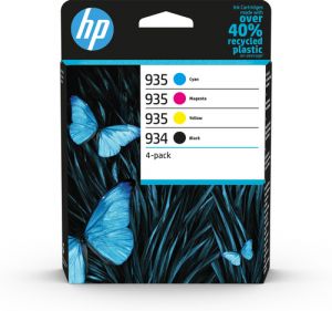 HP Paquete de 4 cartuchos de Tinta Original 934 negra/935 cian/magenta/amarilla
