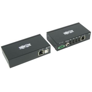 Tripp Lite B203-104-IND Juego Extensor Industrial de 4 Puertos USB sobre Cat6, Protección ESD, PoC - USB 2.0, Instalable, 45.7 m [150 pies], TAA