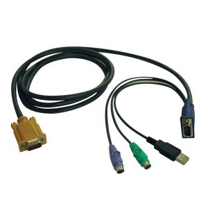 Tripp Lite P778-015 cable para video, teclado y ratón (kvm) Negro 4,57 m