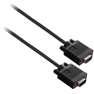 V7 Cable de extensión negro de vídeo con conector VGA hembra a VGA macho 3m 10ft
