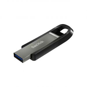 SanDisk Extreme Go unidad flash USB 128 GB USB tipo A 3.2 Gen 1 (3.1 Gen 1) Acero inoxidable