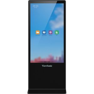 Viewsonic EP5542T pantalla de señalización Diseño de tótem 139,7 cm (55") LED 4K Ultra HD Negro Pantalla táctil Android 8.0