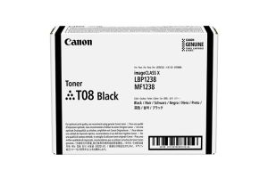Canon TONER T08 BLACK cartucho de tóner 1 pieza(s) Original Negro