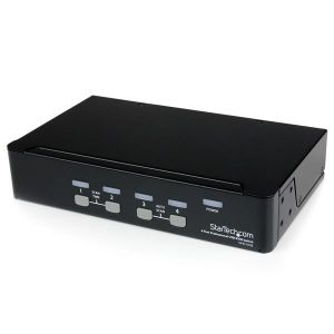 StarTech.com Conmutador Switch Profesional KVM 4 Puertos Vídeo VGA - USB - Hasta 1920x1440