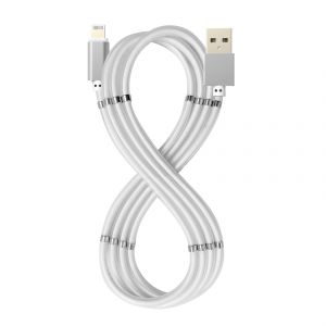Celly USBLIGHTMAGWH cable de conector Lightning 1 m Blanco