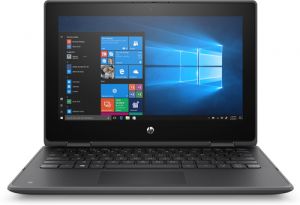 HP ProBook x360 11 G5 Híbrido (2-en-1) 29,5 cm (11.6") Pantalla táctil HD Intel® Celeron® 4 GB DDR4-SDRAM 128 GB SSD Wi-Fi 5 (802.11ac) Windows 10 Pro Gris