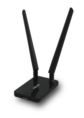 ASUS USB-AC58 router inalámbrico Doble banda (2,4 GHz / 5 GHz) Negro