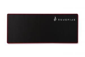 SureFire Silent Flight 680 Alfombrilla de ratón para juegos Negro, Rojo
