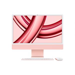 Apple iMac M3 Apple M 59,7 cm (23.5") 4480 x 2520 Pixeles 8 GB 256 GB SSD PC todo en uno macOS Sonoma Wi-Fi 6E (802.11ax) Rosa