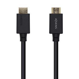 AISENS Cable HDMI V2.1 Ultra Alta Velocidad / HEC Certificado 8k@60Hz 48Gbps, A/M-A/M, Negro, 3.0m