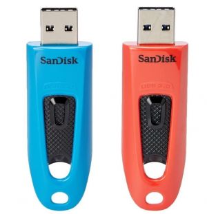 SanDisk Ultra unidad flash USB 64 GB USB tipo A 3.0 Azul, Rojo