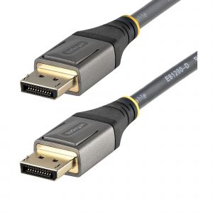StarTech.com Cable de 1m DisplayPort 1.4 Certificado VESA - 8K de 60Hz HDR10 - V&iacute;deo Ultra HD 4K de 120Hz - Cable DP 1.4 - para Monitores o Pantallas - Cable DisplayPort a DisplayPort - M/M