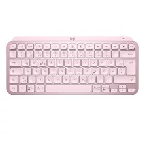 Logitech MX Keys Mini teclado RF Wireless + Bluetooth QWERTY Internacional de EE.UU. Rosa