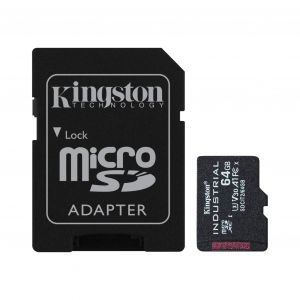 Kingston Technology Industrial memoria flash 64 GB MicroSDXC UHS-I Clase 10