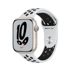 Apple Watch Nike Series 7 45 mm OLED Beige GPS (satélite)