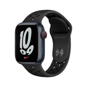 Apple Watch Nike Series 7 41 mm OLED 4G Negro GPS (satélite)