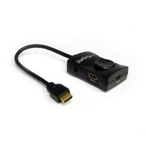StarTech.com Multiplicador HDMI de 2 Puertos con Audio - Alimentación USB - Splitter - 1080p