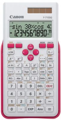 Canon F-715SG calculadora Bolsillo Calculadora científica Rosa, Blanco