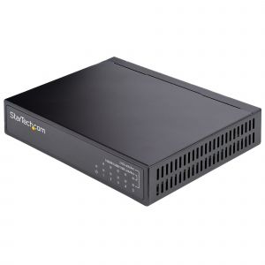 StarTech.com Switch Conmutador de Red Ethernet no Gestionado de 2,5G - Gigabit de 5 Puertos no Gestionado 2.5GBASE-T - de Escritorio o Pared - Retrocompatible con 10/100/1000Mbps - Jumbo 9K