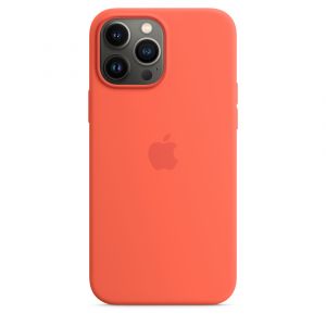 Apple Funda de silicona con MagSafe para el iPhone 13 Pro Max - Nectarina