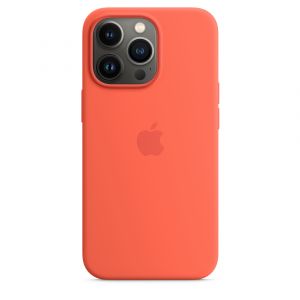 Apple Funda de silicona con MagSafe para el iPhone 13 Pro - Nectarina
