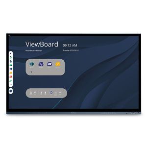 Viewsonic IFP6562 pantalla de señalización Panel plano interactivo 165,1 cm (65") LED Wifi 350 cd / m² 4K Ultra HD Negro Pantalla táctil Procesador incorporado Android 8.0