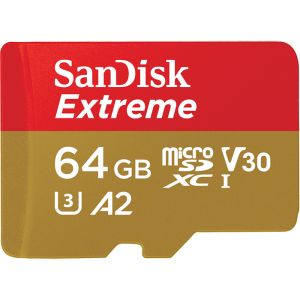 SanDisk Extreme 64 GB MicroSDXC UHS-I Clase 10