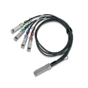 Nvidia 980-9I48B-00C002 cable infiniBanc QSFP28 4xSFP28 Negro