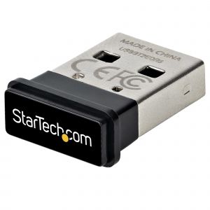 StarTech.com Adaptador USB a Bluetooth 5.0, Dongle Conversor para Ordenador/Portátil/Teclado/Ratón, Convertidor BT 5.0 para Auriculares con Micrófono, Receptor BT 5.0, Win/Linux