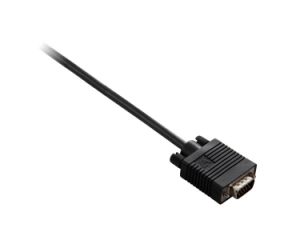 V7 Cable negro de vídeo con conector VGA macho a VGA macho 3m 10ft