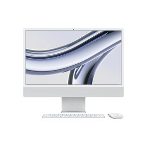 Apple iMac M3 Apple M 59,7 cm (23.5") 4480 x 2520 Pixeles 8 GB 512 GB SSD PC todo en uno macOS Sonoma Wi-Fi 6E (802.11ax) Plata
