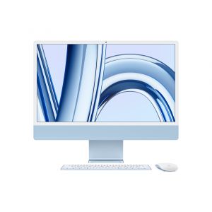 Apple iMac M3 Apple M 59,7 cm (23.5") 4480 x 2520 Pixeles 8 GB 256 GB SSD PC todo en uno macOS Sonoma Wi-Fi 6E (802.11ax) Azul