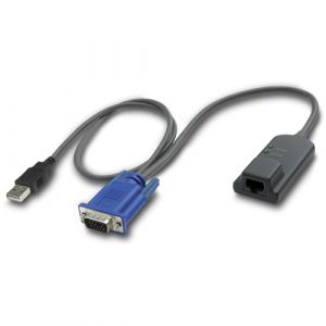 APC KVM USB VM Server Module - 20 in (51 cm) cable para video, teclado y ratón (kvm) 0,51 m