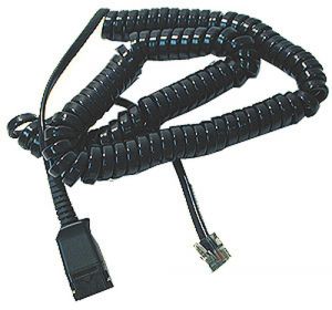 POLY 27190-01 cable telefónico Negro