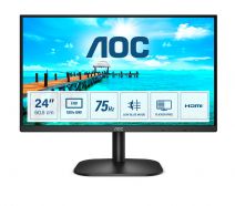 AOC B2 24B2XDM pantalla para PC 60,5 cm (23.8") 1920 x 1080 Pixeles Full HD LCD Negro